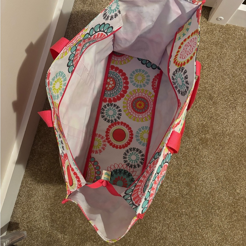 Colorful Patterned Thirty One Tote Bag - Picture 5 of 5